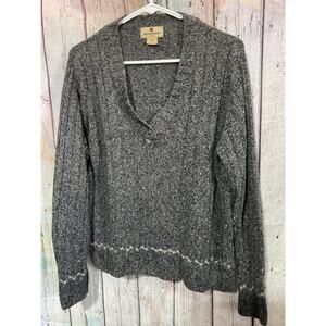 Vintage Woolrich V Neck Sweater Size Large